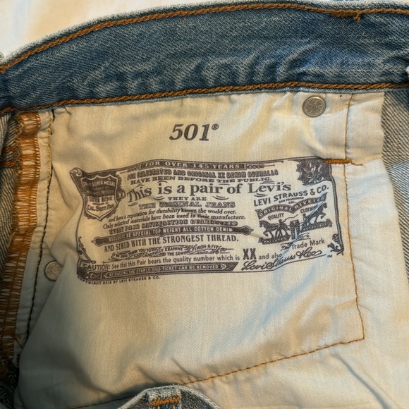 Levi’s 501 women’s denim shorts Jean - Picture 6 of 7